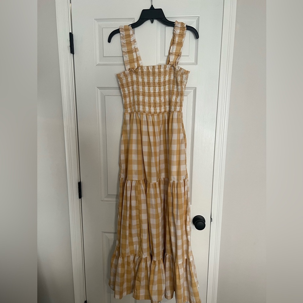 Abercrombie Gingham Maxi Dress - Large